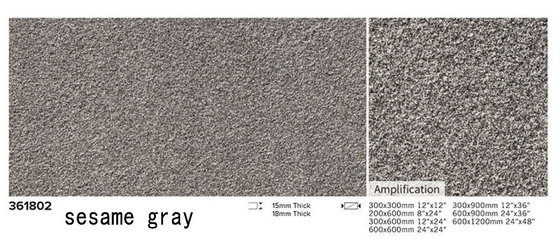 พื้นผิวที่เผาไหม้ ตะเบียนถนนดินกลางแจ้ง 600x1200mm 15mm