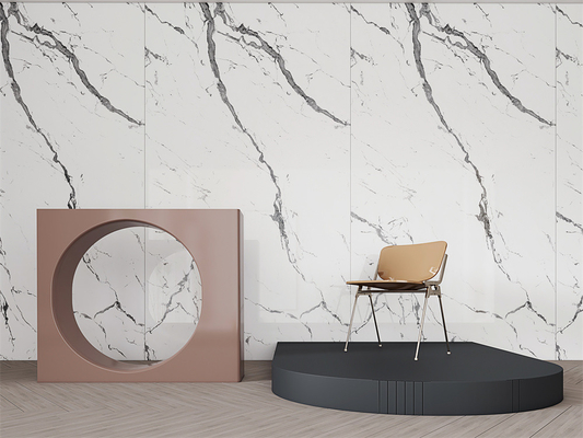 1600x3200 มิลลิเมตร สะบัดซินเตอร์สล็อบหินสําหรับการออกแบบวิลล่า