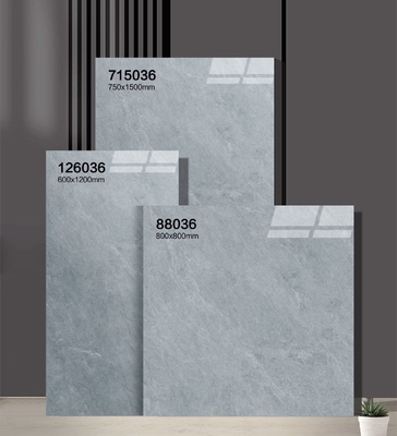 750x1500 มิลลิเมตร กระเบื้องโปร์เซลีนเคลือบ AAA เกรดพื้นภายใน