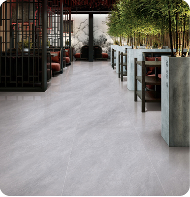 สีเทาอ่อน 120x60cm ดินภายใน กระเบื้องทนทาน และกระเบื้องโปร์เซลินอ่อน anti-slip สําหรับอพาร์ทเมนต์