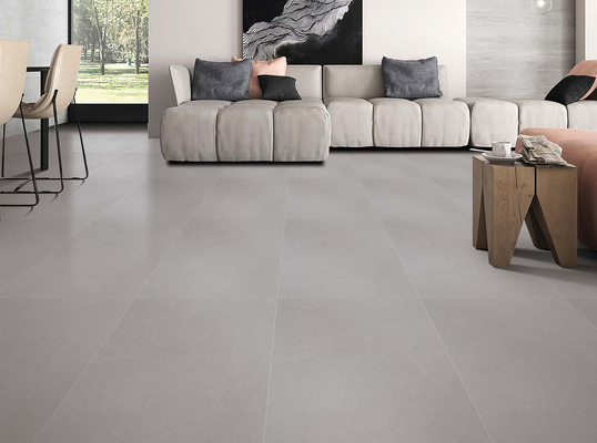 กระเบื้องภายนอก สีเทา 1200x600 มิลลิเมตร ดินภายใน กระเบื้องโปรเซลีนกระจก
