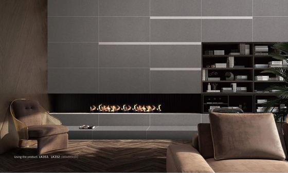 กระเบื้องพอร์ซเลนเต็มตัวเกรด AAA สีเทาเข้ม ขนาด 30x60 ซม.