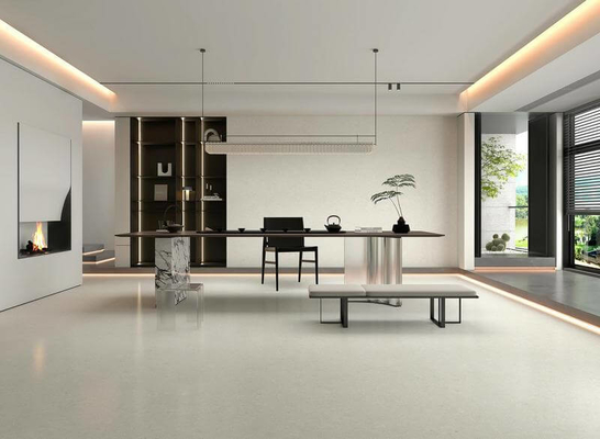 กระเบื้องผนังภายในและ W.A 0.5% แอนติสลิป สีเทา 1200x1200x9mm กระเบื้องโปรเซลีนอ่อนกระจกอลังการสําหรับอพาร์ทเมนต์และห้องนอน