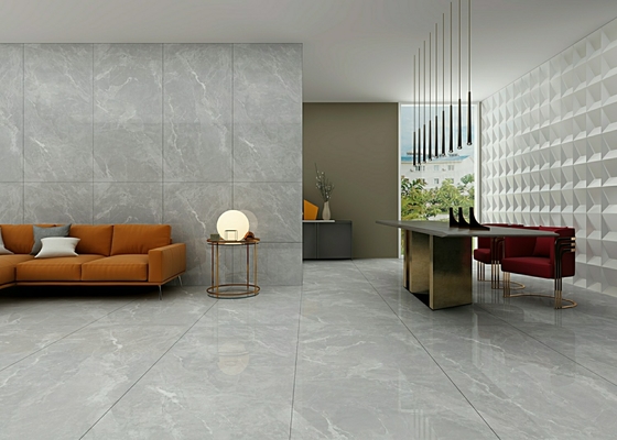 Retro สวยงาม 900x1800x9mm สีเทา มาร์บูล ดู W.A 0.5% ดินกลางแจ้ง กระจกโปรเซลีนเคลือบกระจก สําหรับห้องน้ํา