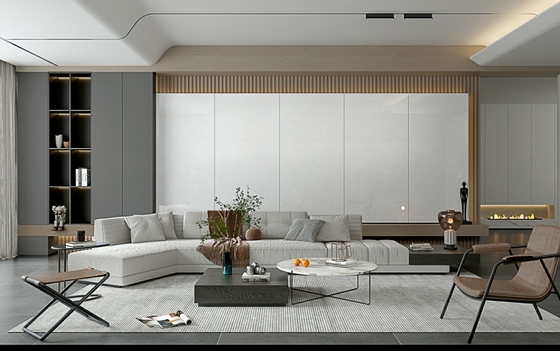 เครื่องประดับ 900x1800x9mm วินเทจ สีเทา ผนังภายนอกและพื้นภายใน