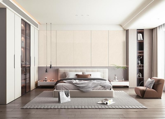 กระเบื้องโปร์เซลินสีเทาเคลือบกระจก 900x1800mm ไม่เลื่อน
