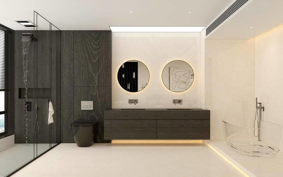 ราคา AAA ไฟเบรคิก 1200x1800x9mm Carrara Porcelain กระเบื้องกระจกกระจกกระจกสําหรับห้องน้ําและกระเบื้องพื้นภายใน