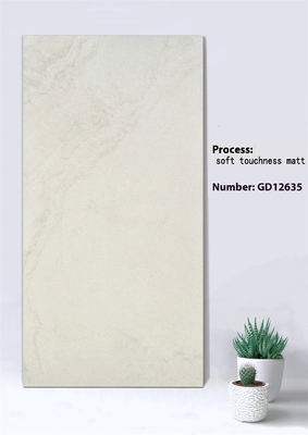 ไม่เลื่อน สีเบจและสีเทา 600x1200 มิลลิเมตร ความสัมผัสอ่อนโยน แมทท์