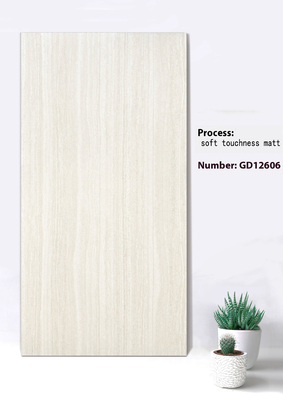 สีเบจและสีเทา 600x1200mm ไม่มีการลดสี ความอ่อนแอความสัมผัส แมทต้อนหลังผ้าม่าน