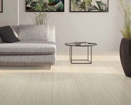 สีเหลืองและสีเทา 200x1000 มิลลิเมตร แอนติแบคทีเรีย ไม้สตริปโปรเซลีน ดินภายในสําหรับห้องน้ํา