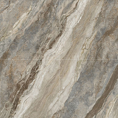 กระเบื้องหินหรูขัดเงาขนาด 1mx1m สีน้ำตาล ทนคราบ สำหรับอาคาร 3 สไตล์