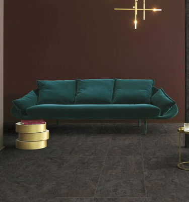 สีเทามืด สวยงามและ ไฟเบรก 600x1200mm แมท กับผิวโครงโพรเซลน สําหรับครัวและสํานักงาน