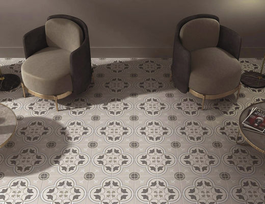 กระเบื้อง Porcelain สีเทาเกรด AAA 200x200mm สําหรับใช้ในบ้าน