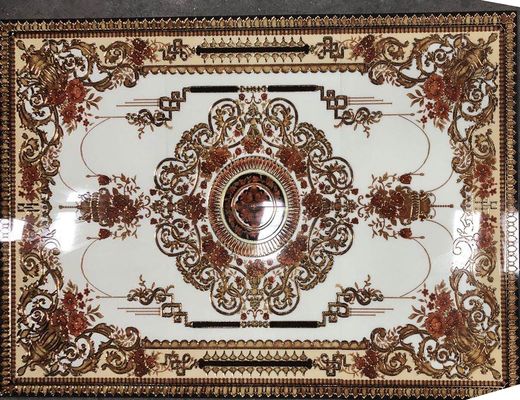 กระเบื้องพอร์ซเลนขัดเงา Carrara Crystal สีขาว ขนาด 600x600 มม.