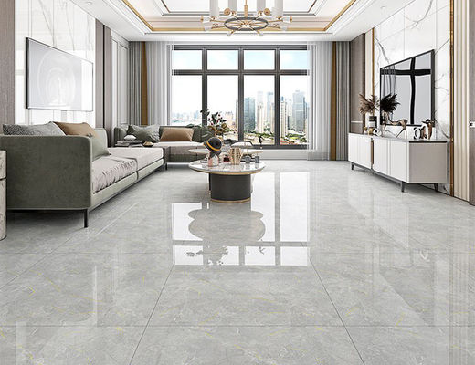 800x800 มิลลิเมตร แอนติแบคทีเรีย โปรเซลีนเคลือบตาน้ําตาลสีเทาทองคํา