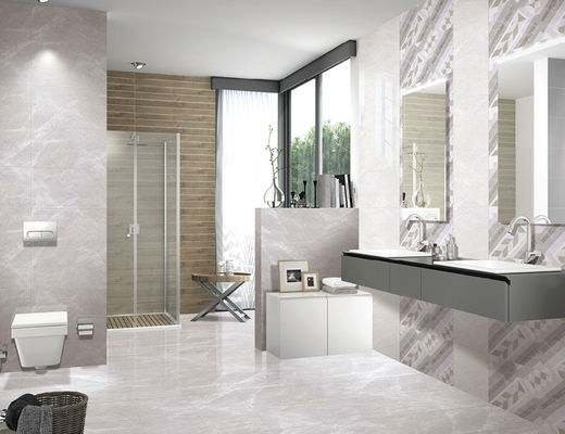 กระเบื้องเซรามิกติดผนังห้องน้ำผิวมันเงา ขนาด 300x600 มม. สไตล์โมเดิร์น