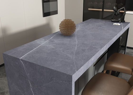 เคาน์เตอร์พื้นสีเทา Sintered Stone 800x2600mm