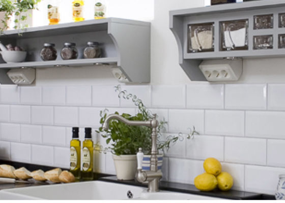 กระเบื้องผนังเซรามิกกระจ่าง 75x300 มิลลิเมตร สําหรับห้องน้ําและครัว